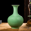 Green Ceramic Vase for Modern Home Decor