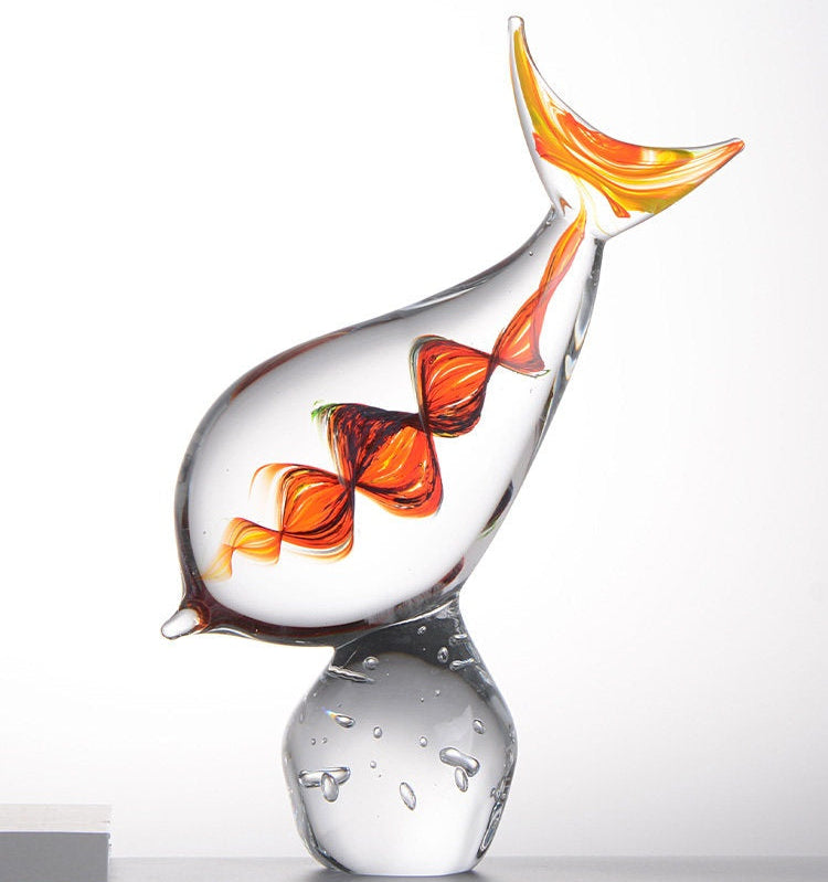 Side view showing the sleek curve and glass clarity