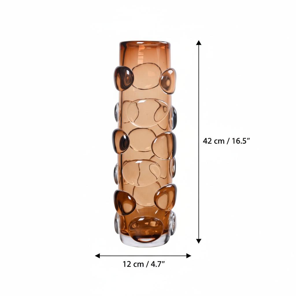 Large vase dimensions diagram