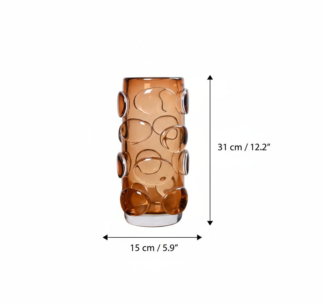 Medium vase dimensions diagram