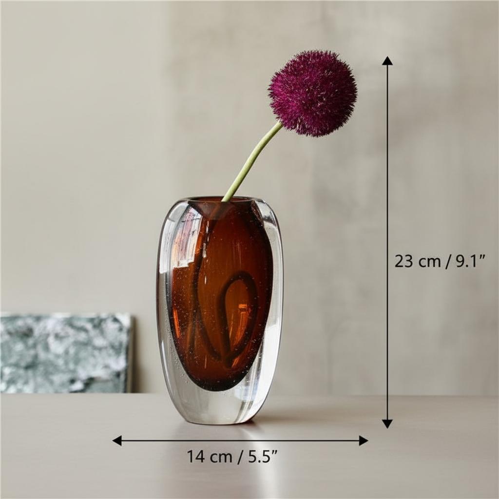 Medium vase dimensions diagram