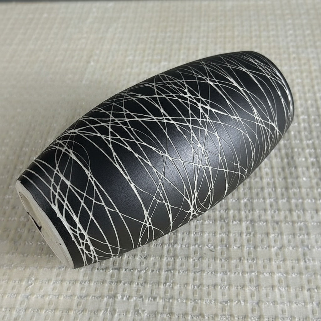 Black And White Ceramic Tapered Vase