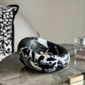 Black and White Marble Organic Catchall Bowl