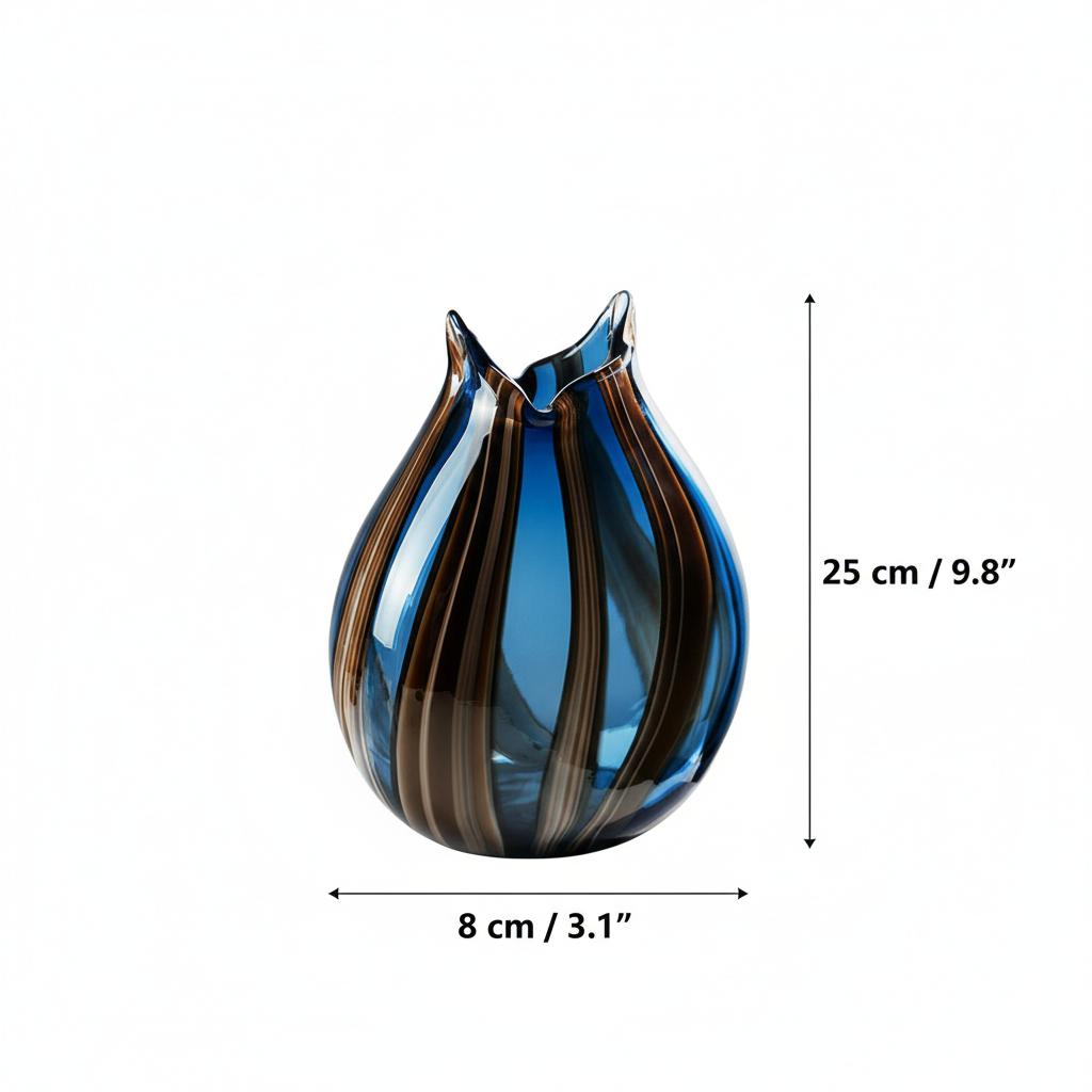 Medium size dimensions diagram showing 25cm height