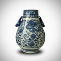 Blue And White Porcelain Dragon Vase