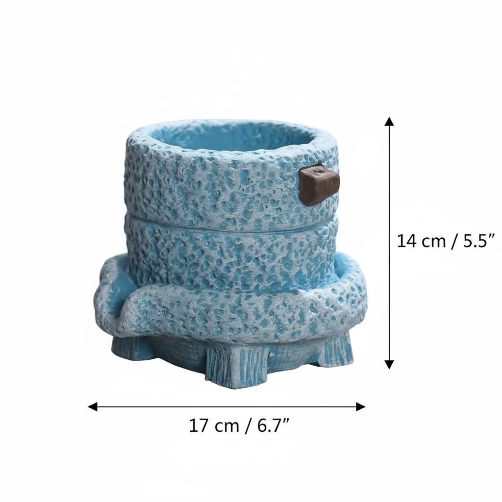 Large size dimensions of ceramic planter