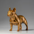 Bronze Finish French Bulldog Sculpture
