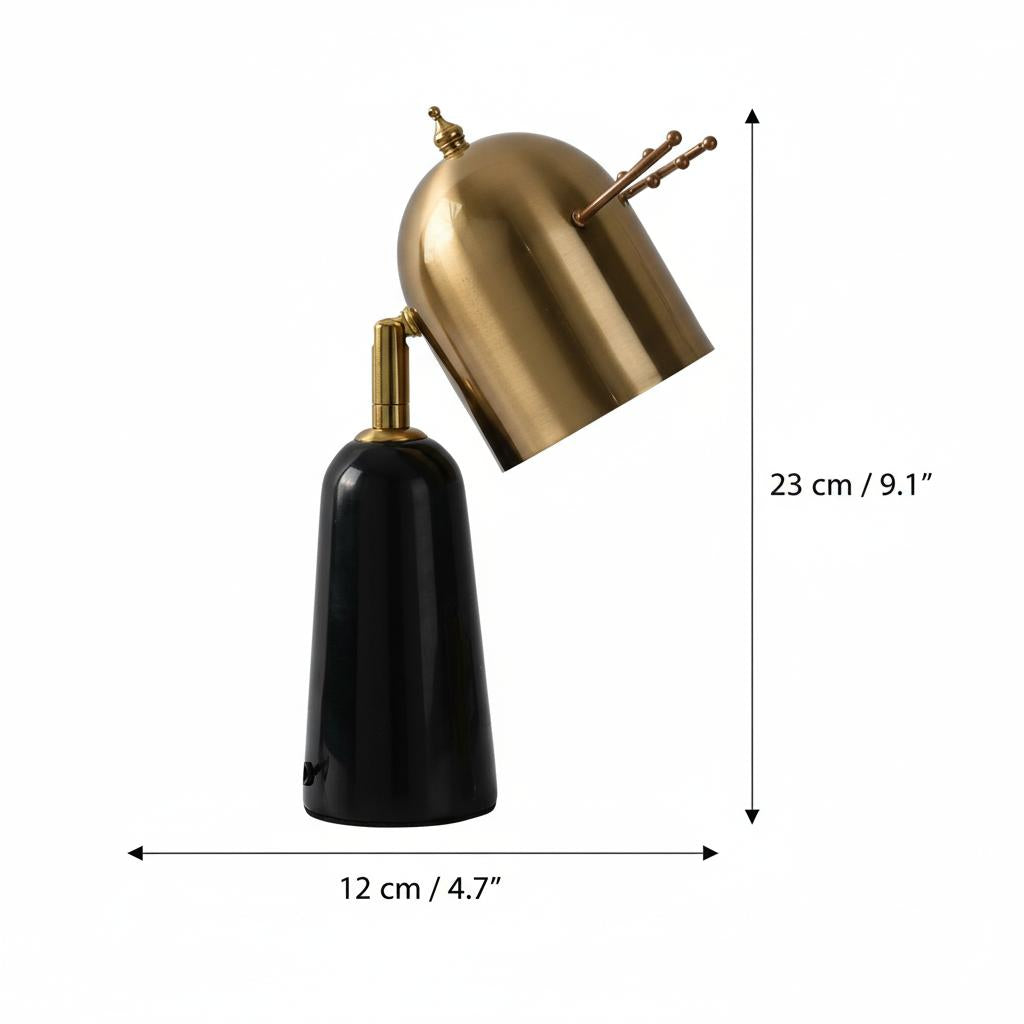 Dimension diagram of table lamp