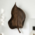 Carved Wood Leaf Wall Decor