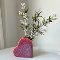 Ceramic Heart Shaped Vase