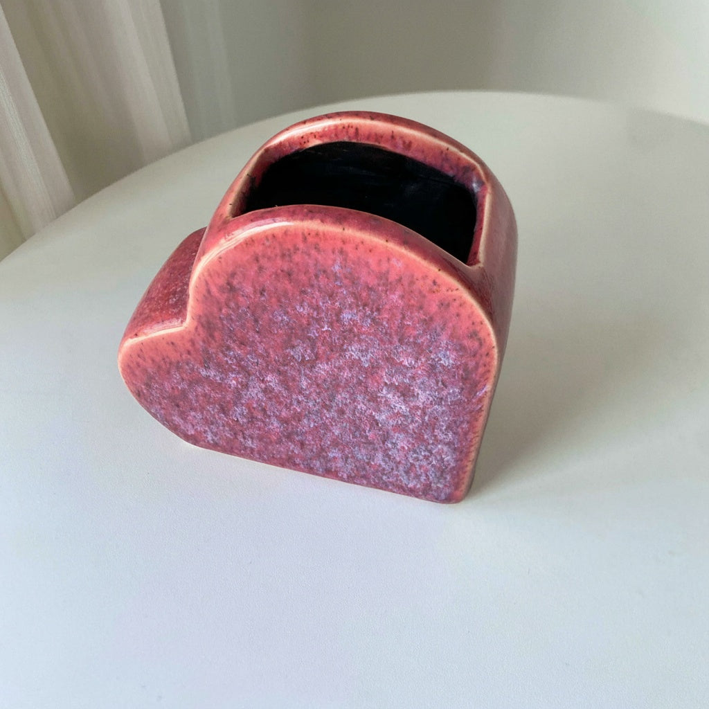 Ceramic Heart Shaped Vase