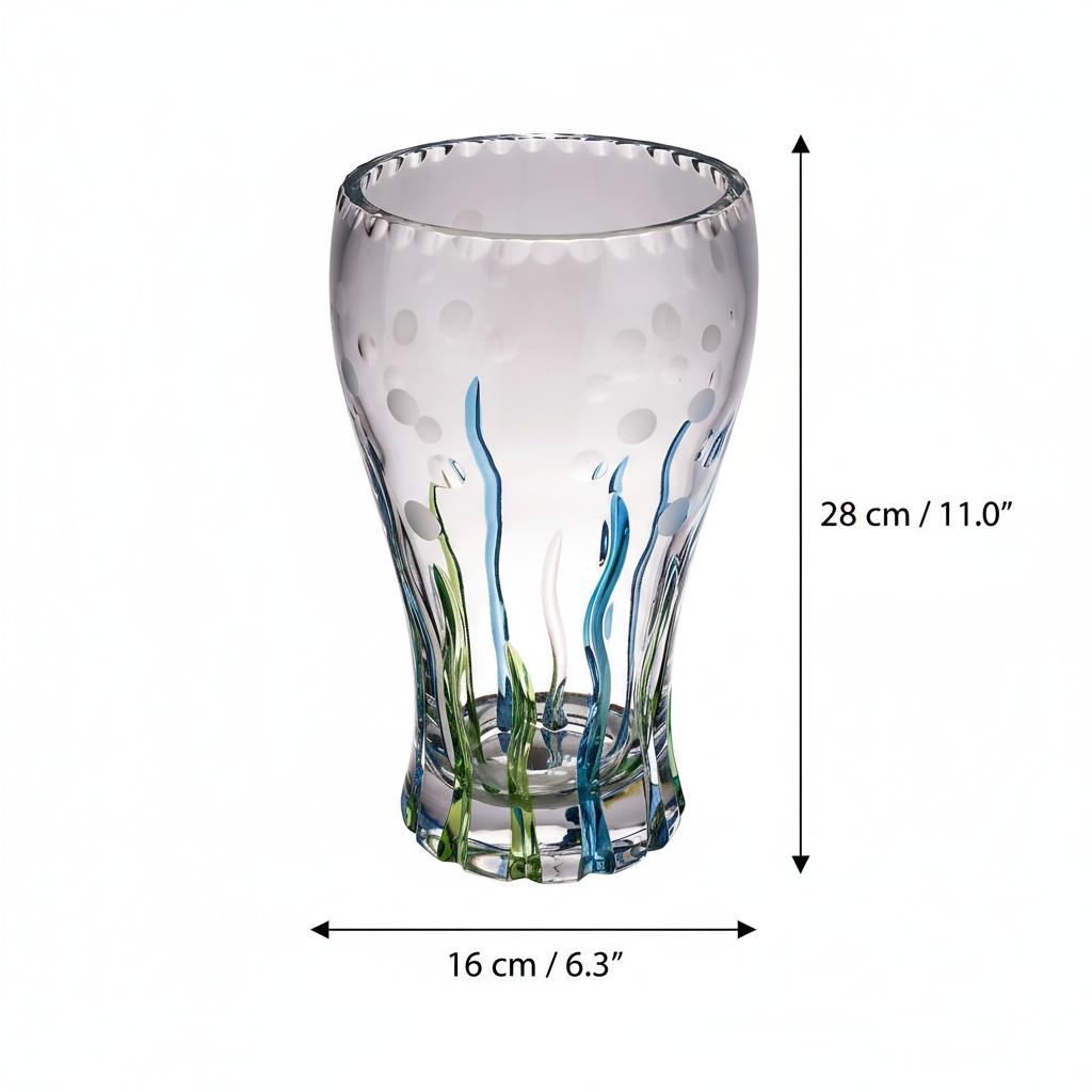 Dimension diagram showing height and width specifications