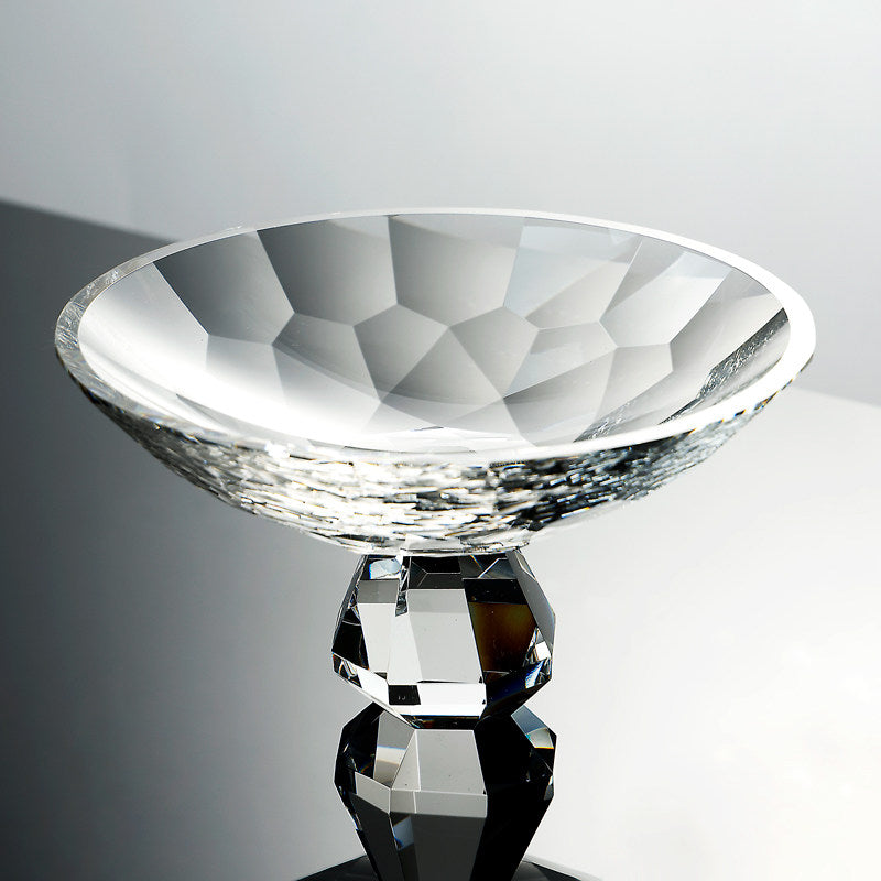 Angled view showcasing rim thickness and clarity