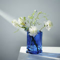 Cobalt Glass Organic Decorative Vase