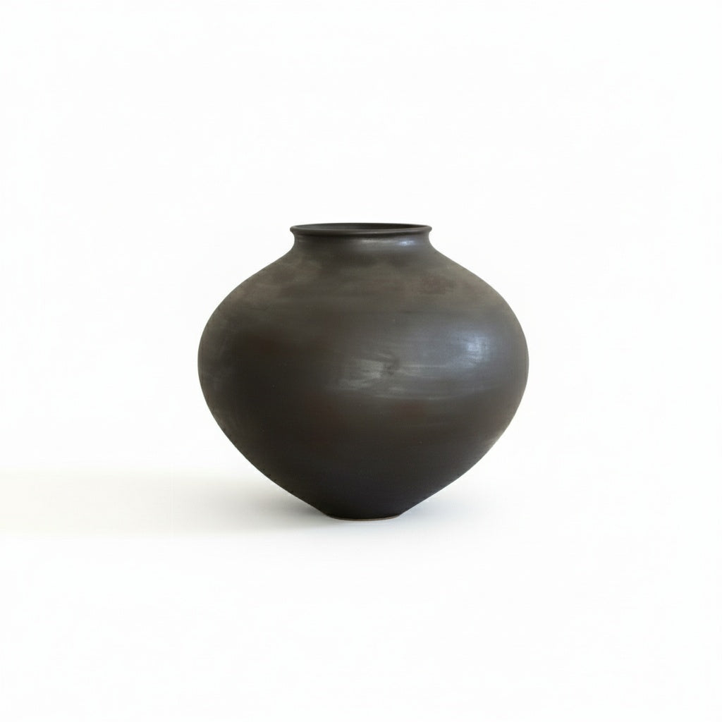 Dark Metallic Spherical Vessel