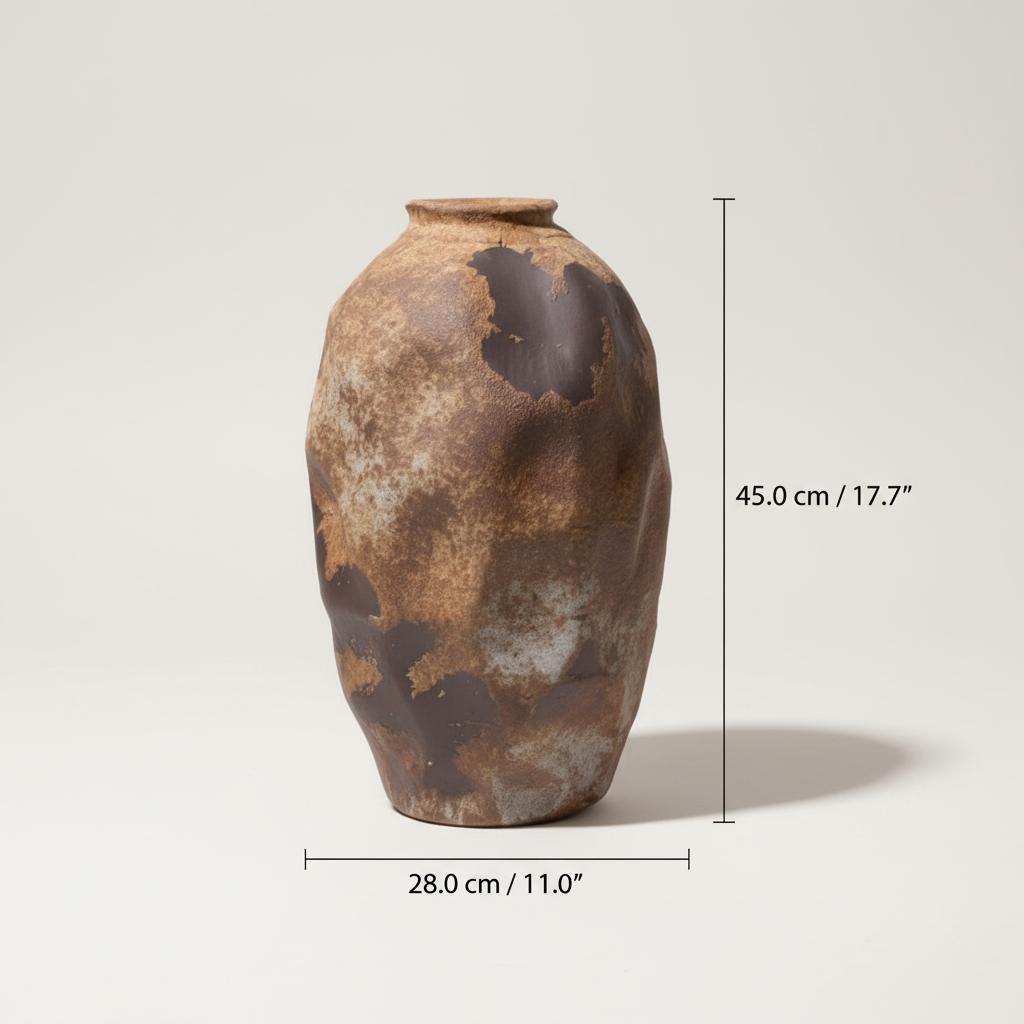 Vase dimensions diagram