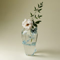 Embellished Glass Tapered Vase