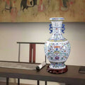 Floral Patterned Porcelain Decorative Vase