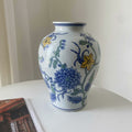 Floral Porcelain Baluster Vase