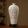 Glazed Ceramic Baluster Vase