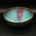 Glazed Ceramic Round Decorative Bowl