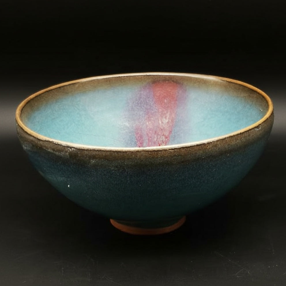 Glazed Ceramic Round Decorative Bowl