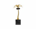 Gold & Black Palm Tree Decorative Sculpture