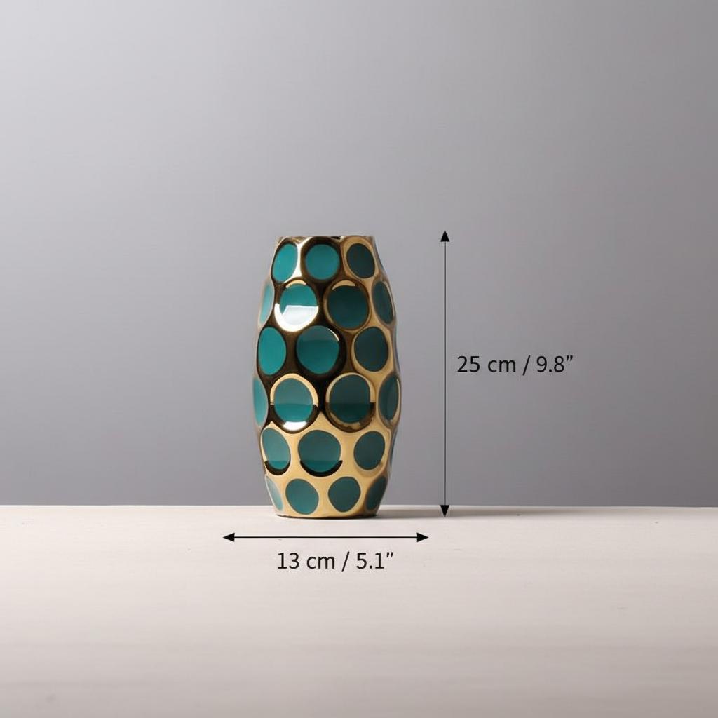 Large vase dimensions diagram