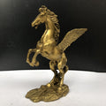 Front view of rearing Pegasus sculpture