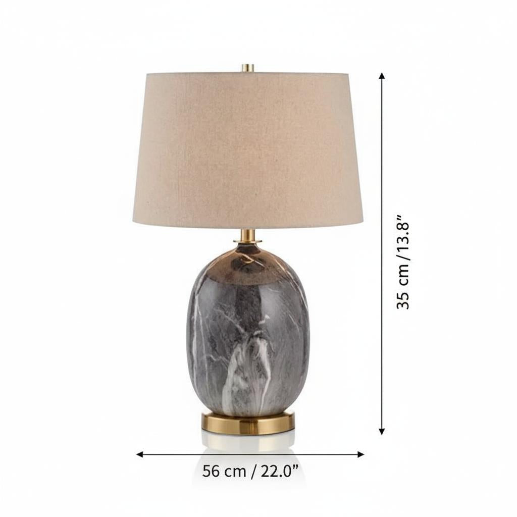 Lamp dimensions 56cm height 35cm width