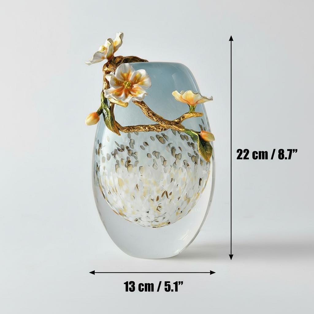 Dimensions diagram showing 22cm height and 13cm width