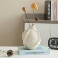 Matte Ceramic Botanical Leaf Vase