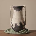 Matte Ceramic Dual Handled Vase