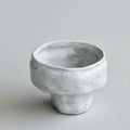 Matte Ceramic Organic Footed Bowl