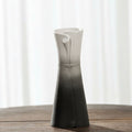 Matte Ceramic Gradient Folded Vase