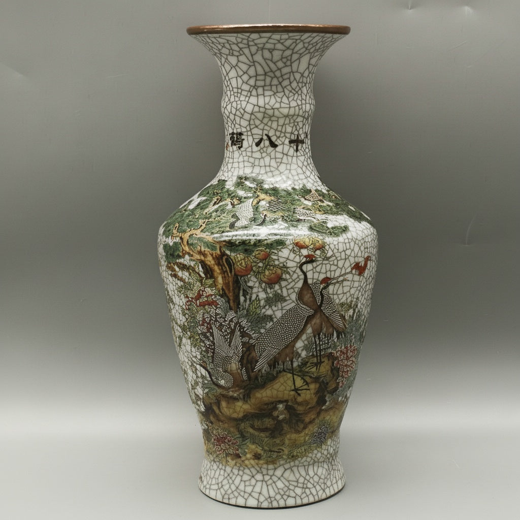 Mosaic Glaze Porcelain Baluster Vase