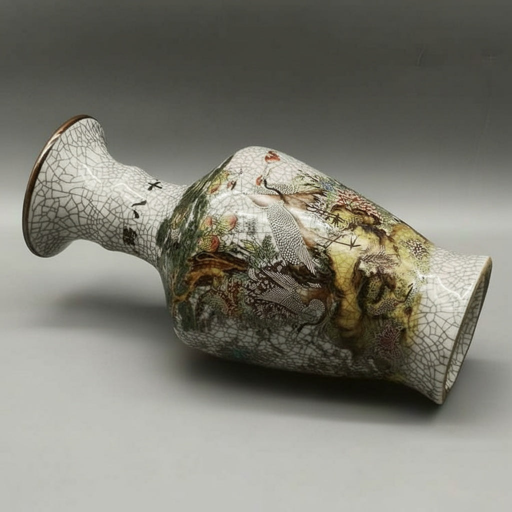 Mosaic Glaze Porcelain Baluster Vase
