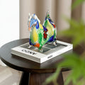 Multicolor Glass Horse Sculpture
