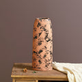 Patterned Ceramic Cylindrical Vase