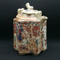 Patterned Ceramic Hexagonal Teapot