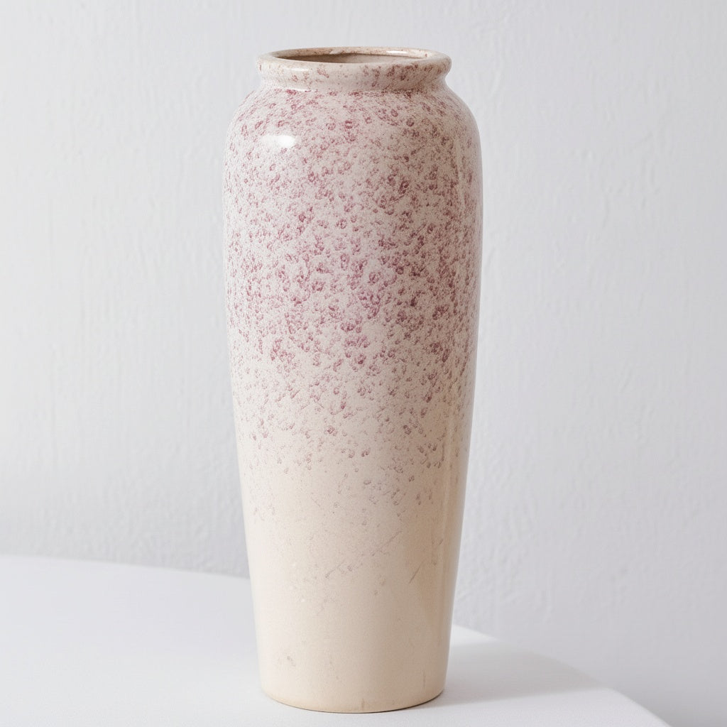 Pink Ceramic Tall Vase