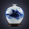 Porcelain Round Lotus Vase
