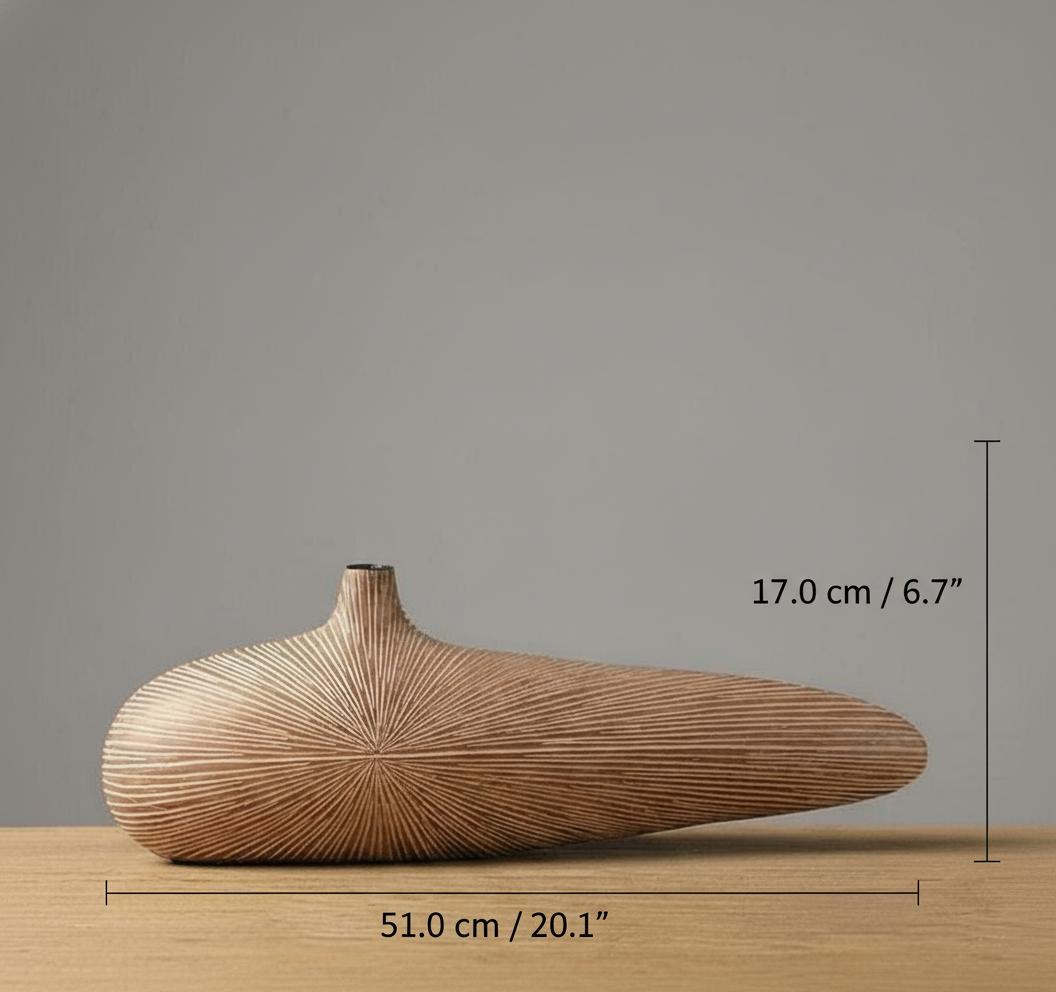 Large vase dimensions diagram