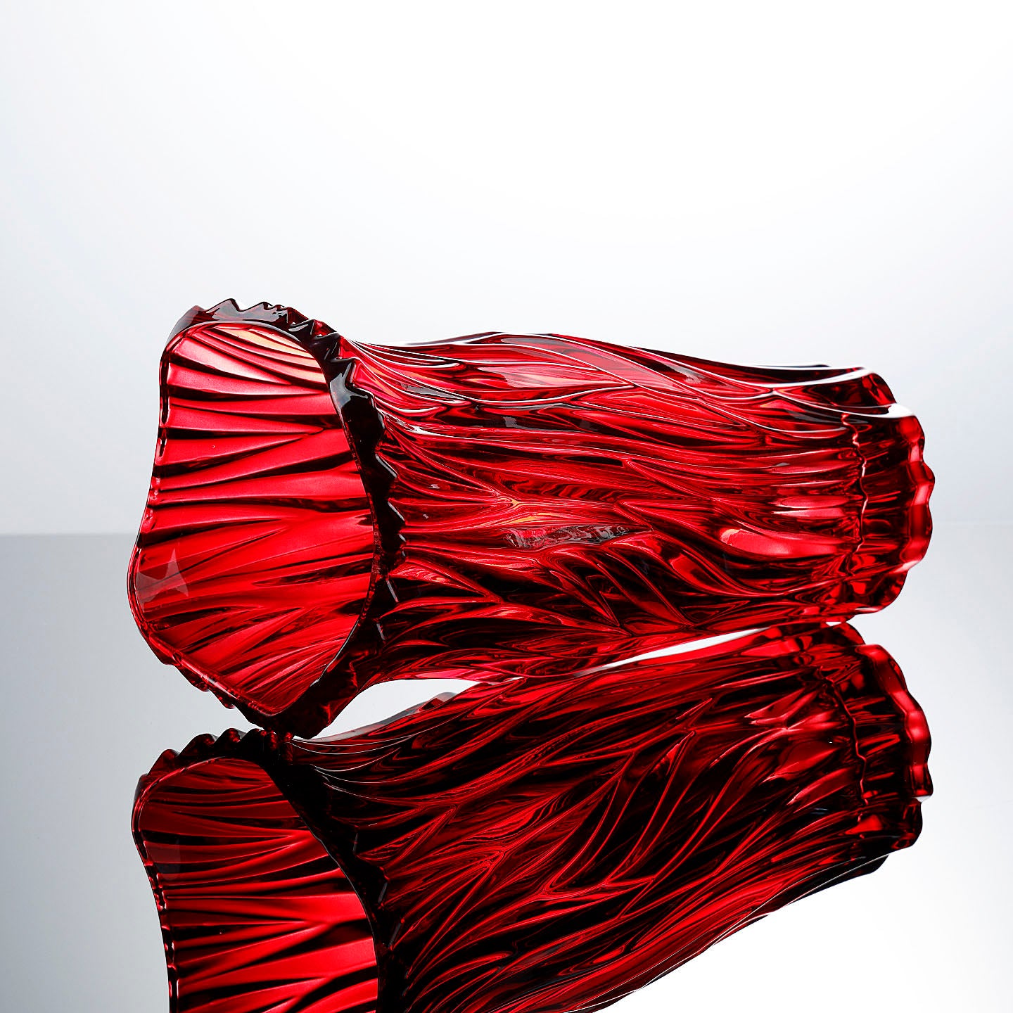 Top angled view showing rim and texture