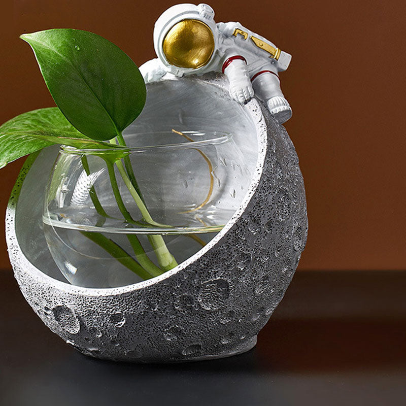 Dimension diagram of moon bowl with height and width