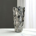 Medium smoked glass vase dimensions and scale