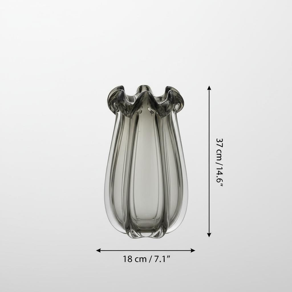 Large glass vase dimensions