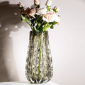 Dimensions of medium textured glass vase