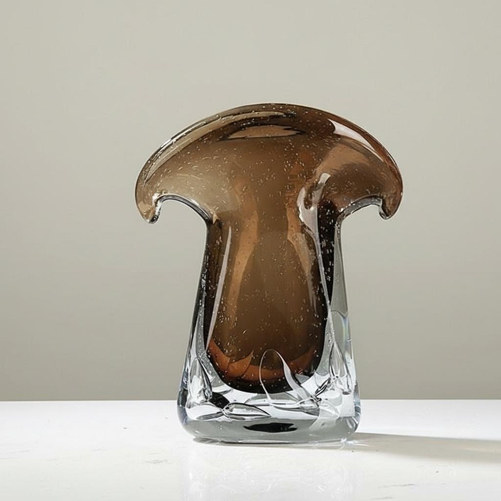 Dimensions diagram of the medium glass vase