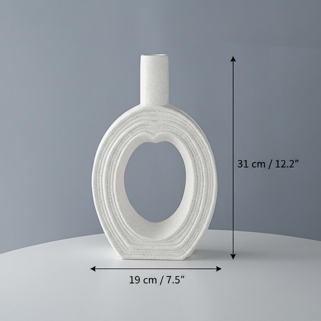 Large ceramic vase dimensions 31cm height